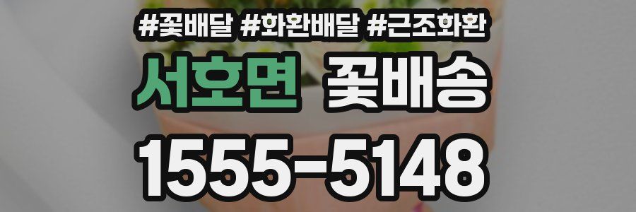 서호면 꽃배송