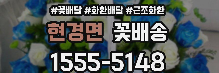 현경면 꽃배송