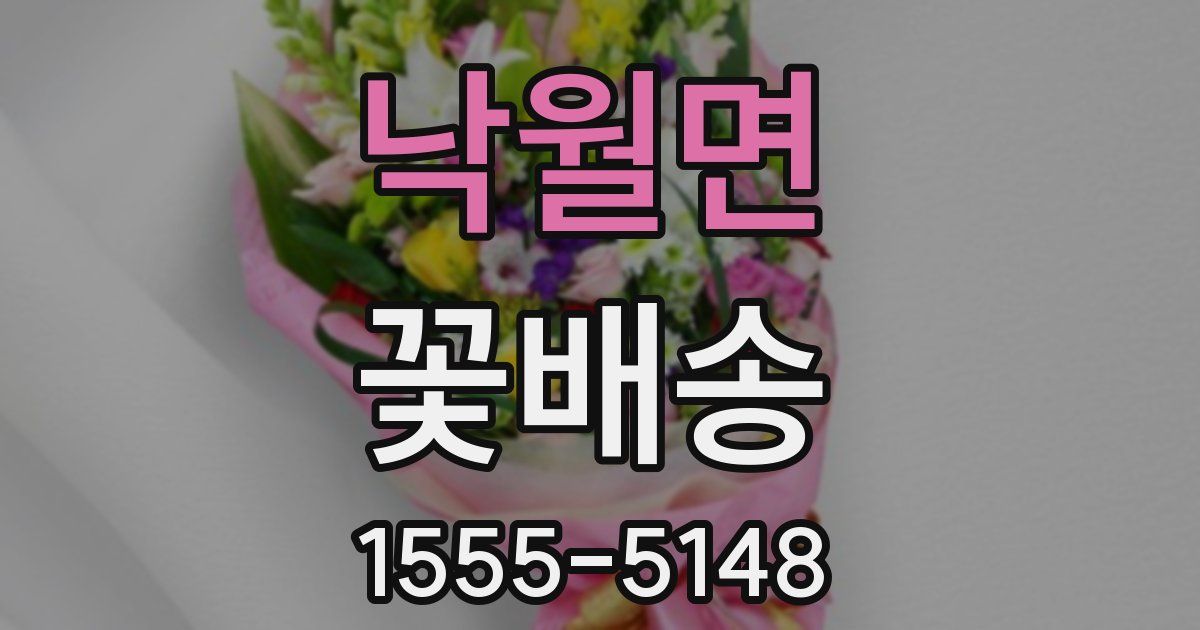 낙월면 꽃배송