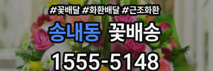 송내동 꽃배송