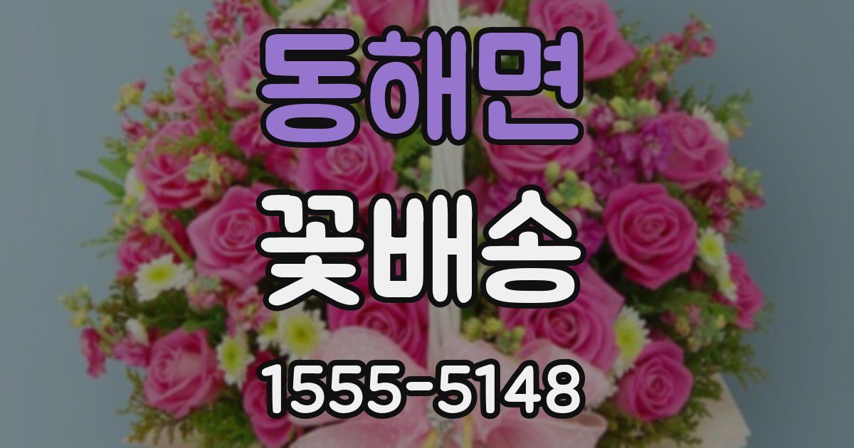 동해면 꽃배송