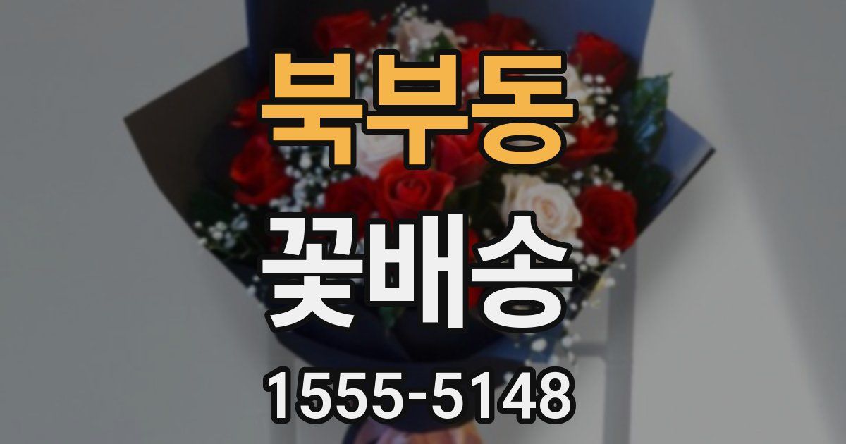 북부동 꽃배송