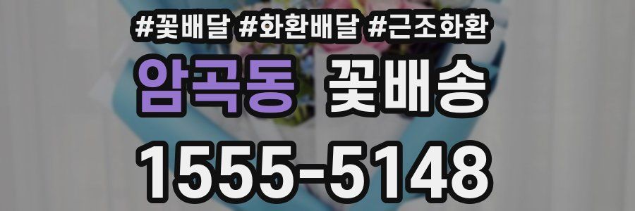 암곡동 꽃배송