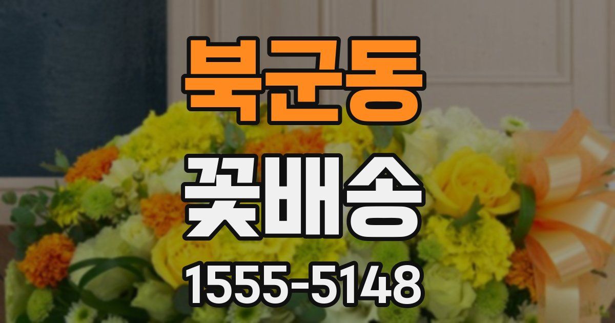 북군동 꽃배송