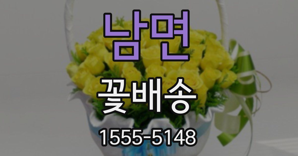 남면 꽃배송