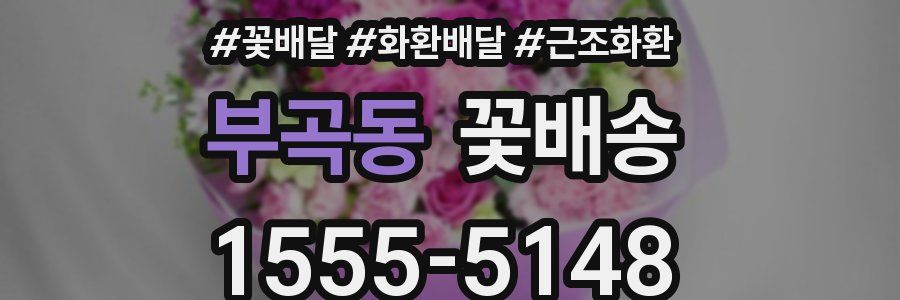 부곡동 꽃배송