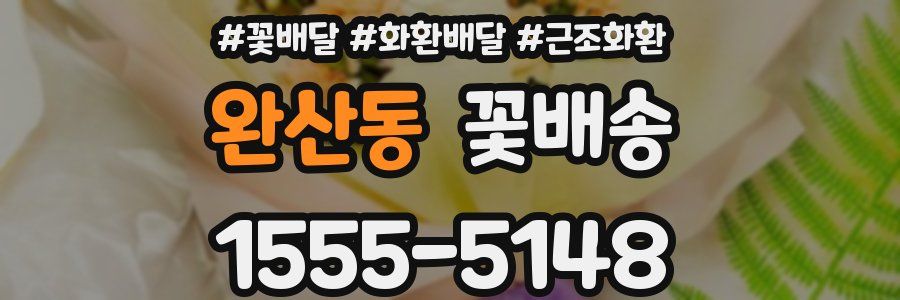 완산동 꽃배송