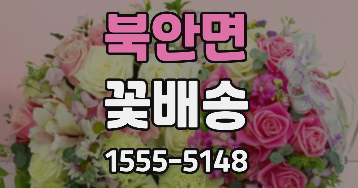 북안면 꽃배송