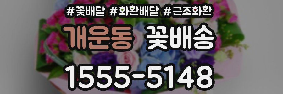 개운동 꽃배송