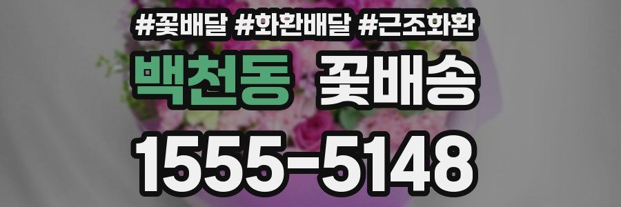 백천동 꽃배송