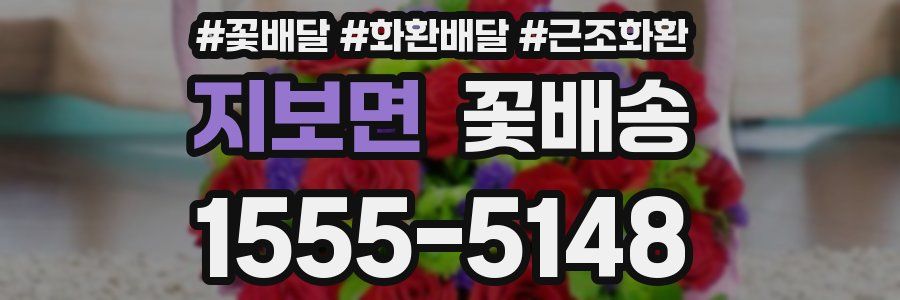 지보면 꽃배송