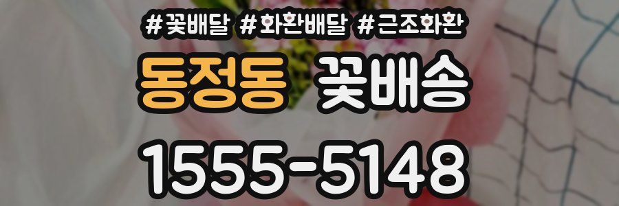 동정동 꽃배송