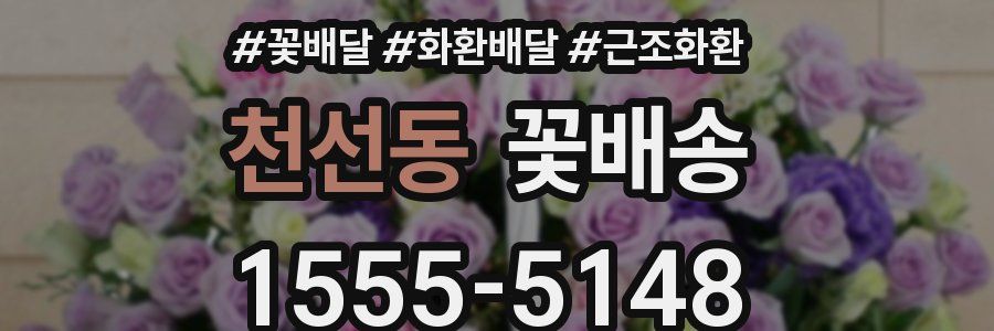 천선동 꽃배송