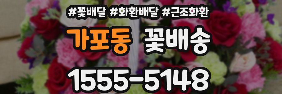 가포동 꽃배송