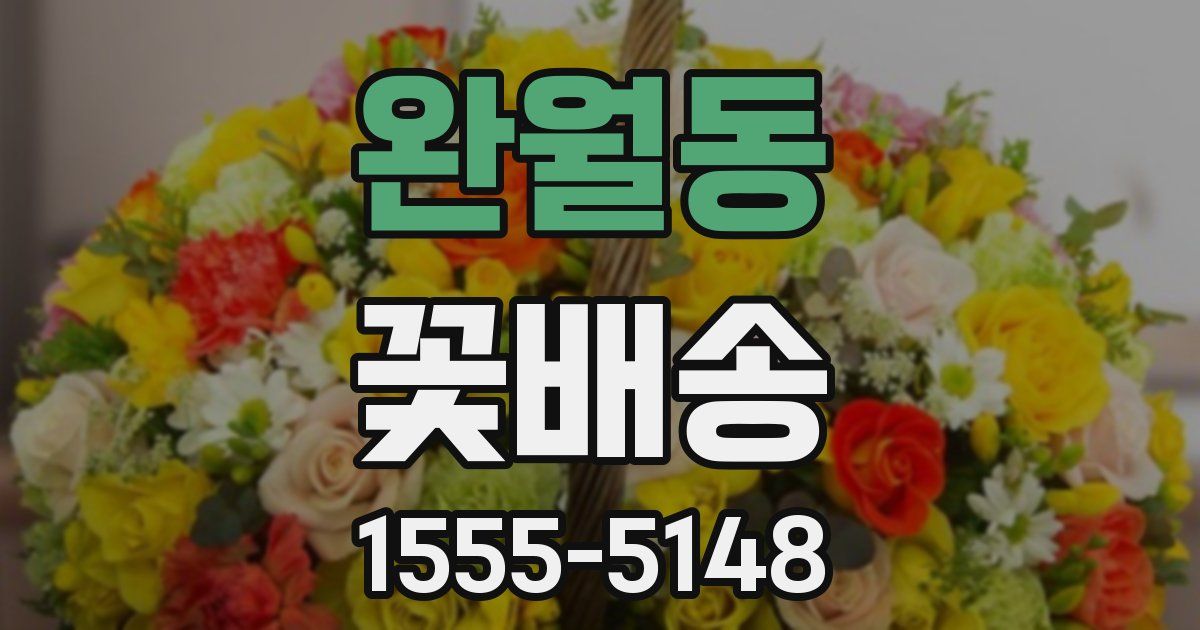 완월동 꽃배송