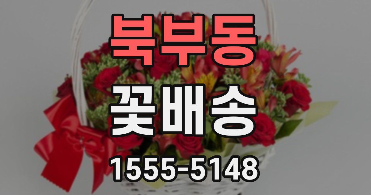 북부동 꽃배송