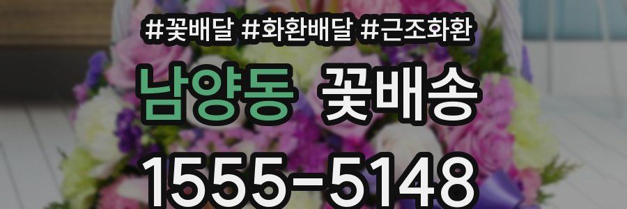 남양동 꽃배송