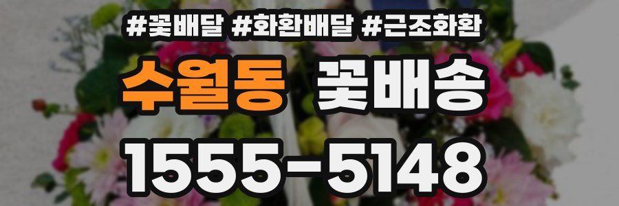 수월동 꽃배송