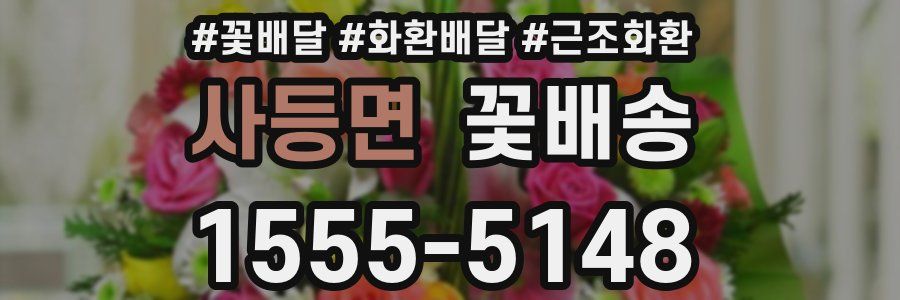 사등면 꽃배송