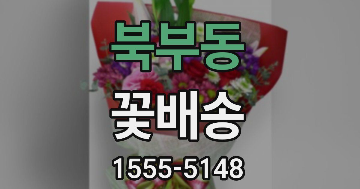 북부동 꽃배송