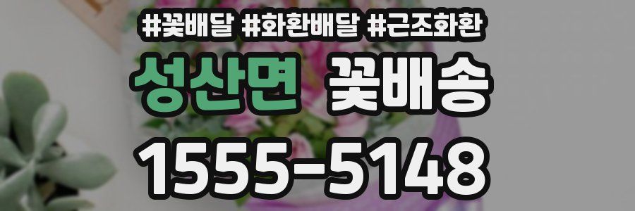 성산면 꽃배송