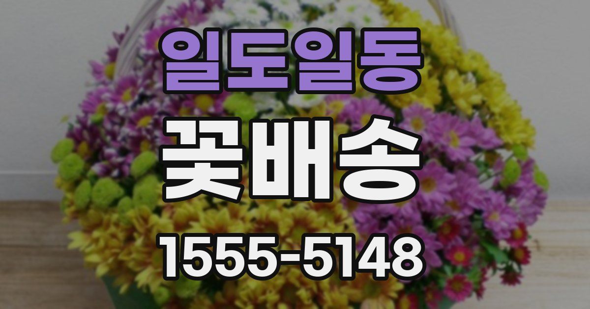 일도일동 꽃배송