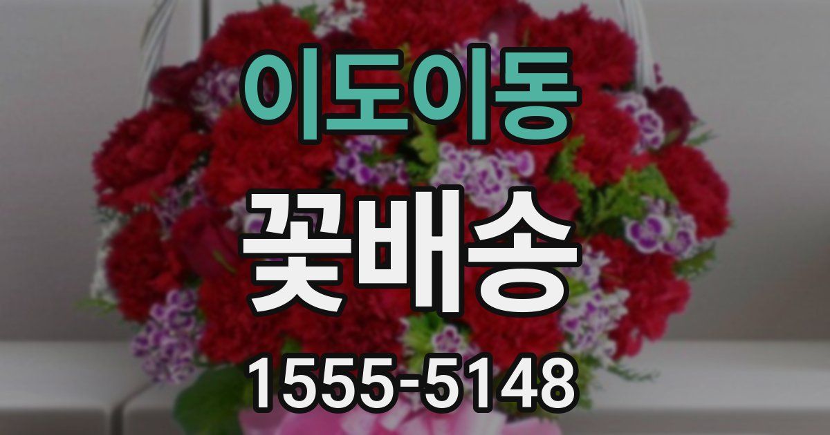 이도이동 꽃배송