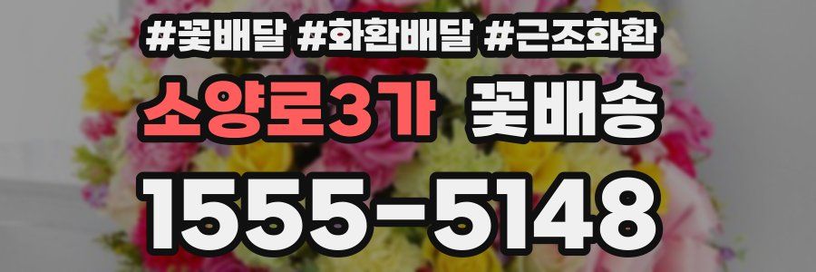 소양로3가 꽃배송