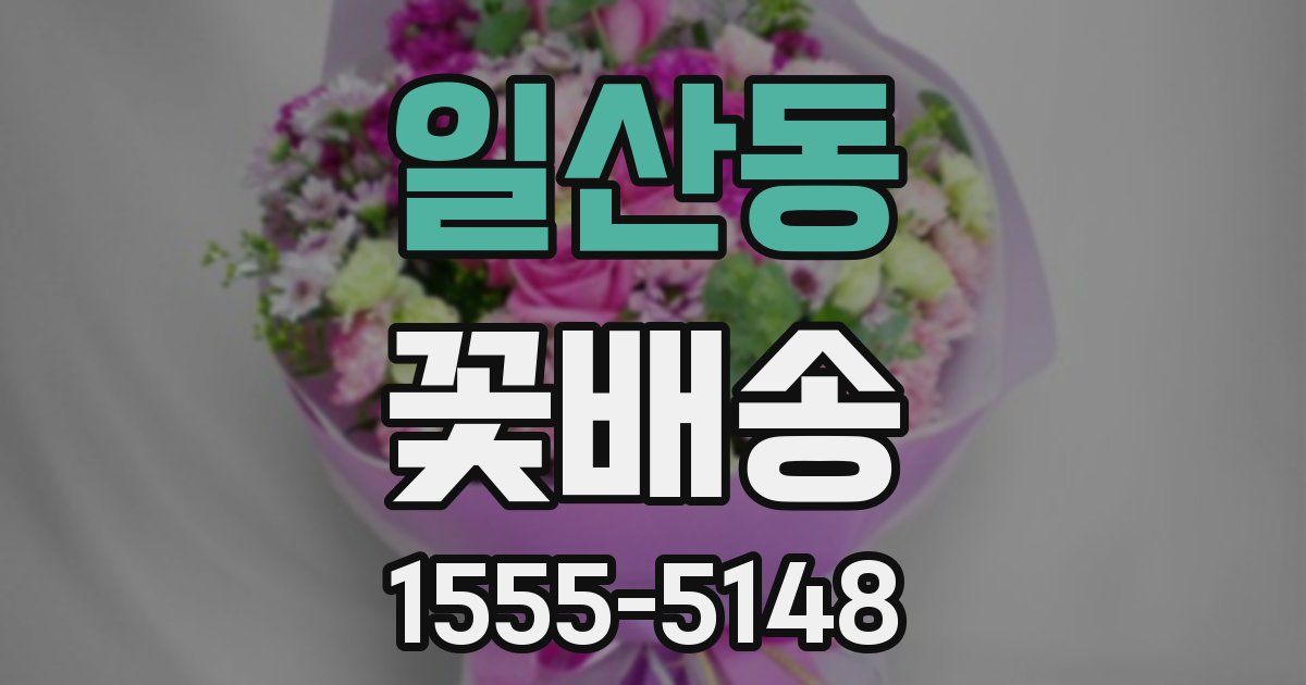 일산동 꽃배송