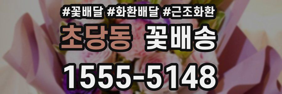 초당동 꽃배송