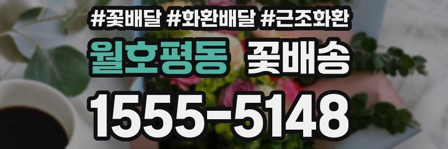 월호평동 꽃배송