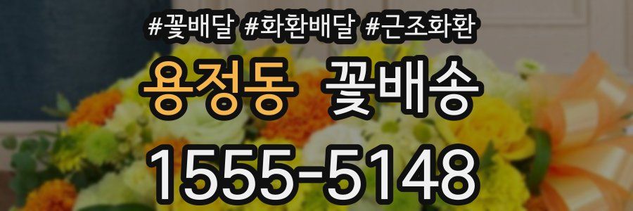 용정동 꽃배송