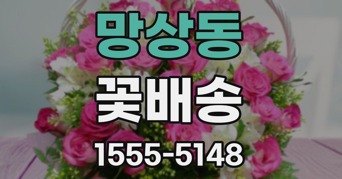 망상동 꽃배송