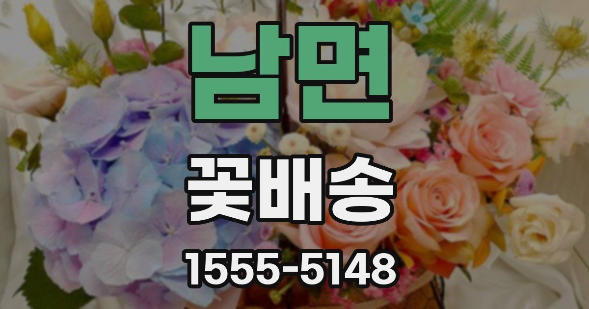 남면 꽃배송
