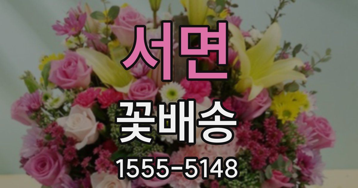 서면 꽃배송