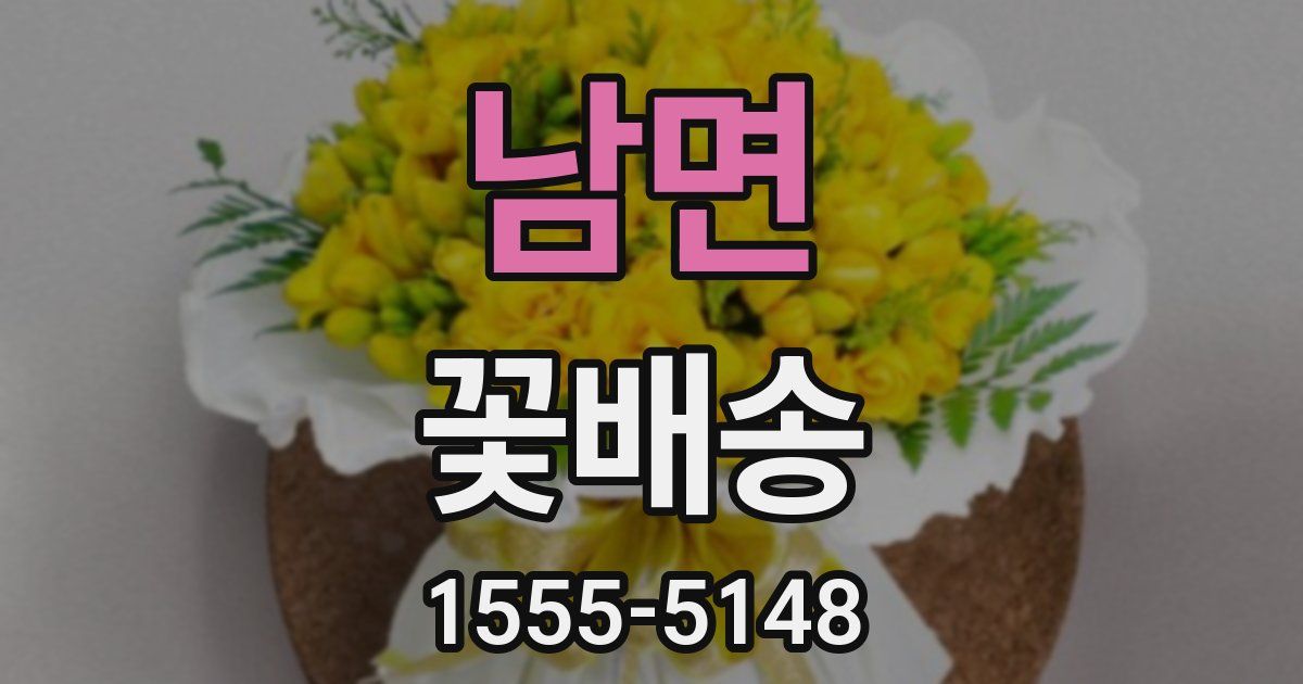 남면 꽃배송
