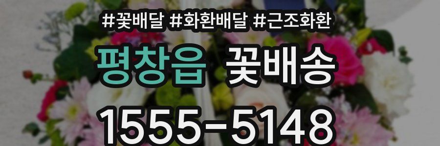 평창읍 꽃배송