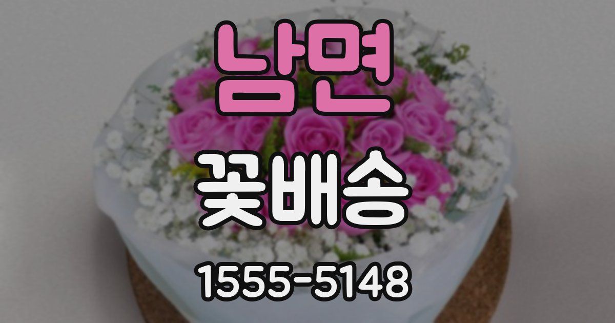 남면 꽃배송