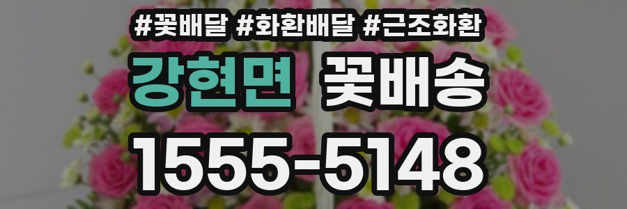 강현면 꽃배송