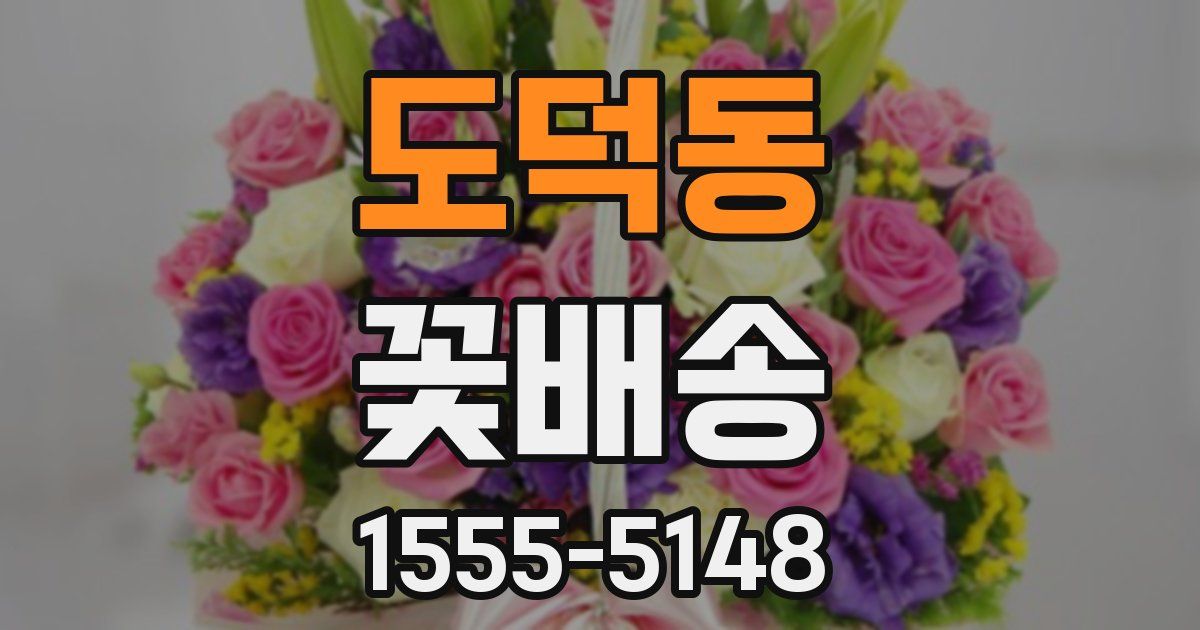 도덕동 꽃배송