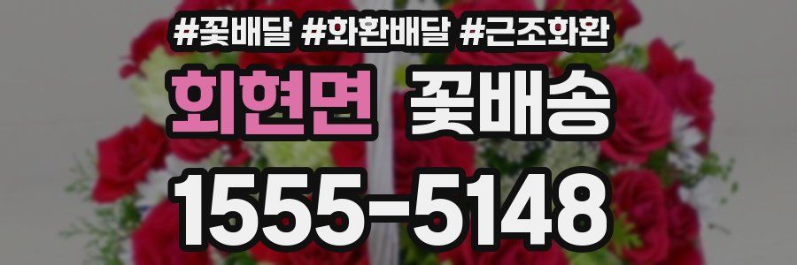 회현면 꽃배송