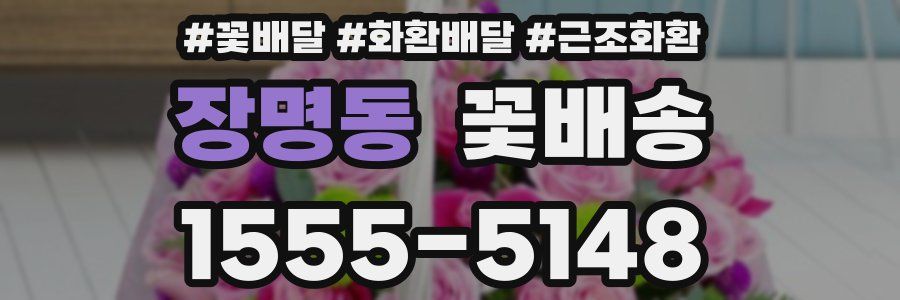 장명동 꽃배송