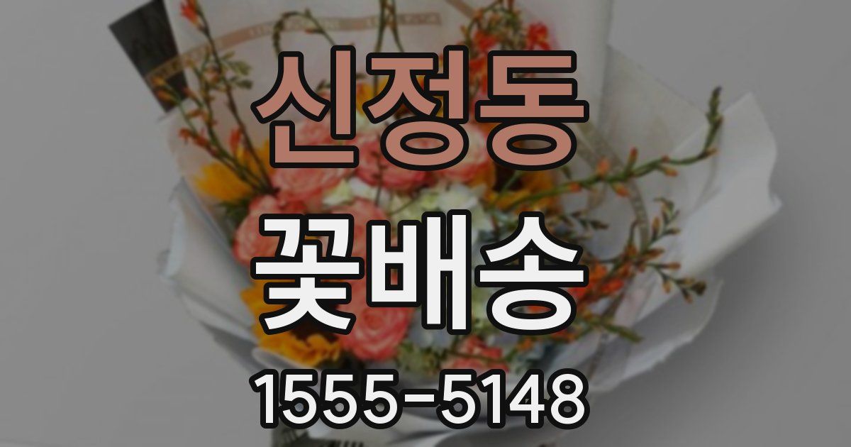 신정동 꽃배송
