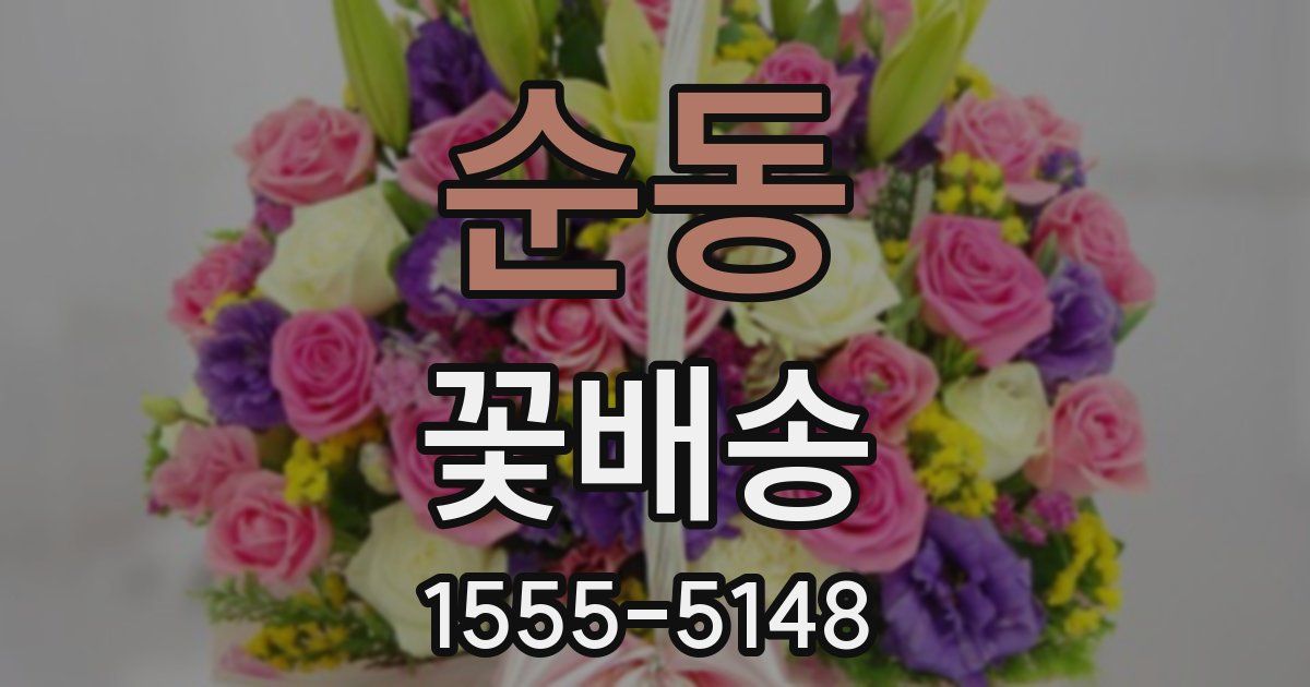 순동 꽃배송
