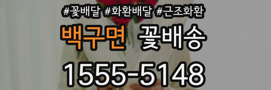 백구면 꽃배송
