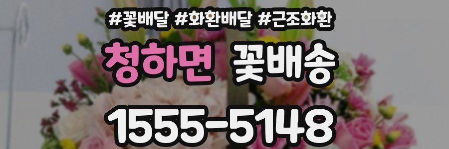 청하면 꽃배송