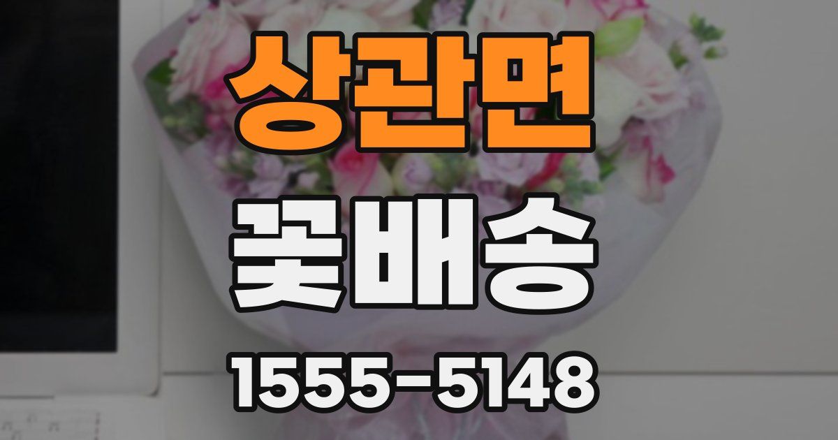 상관면 꽃배송