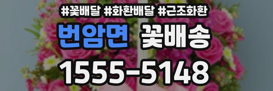 번암면 꽃배송