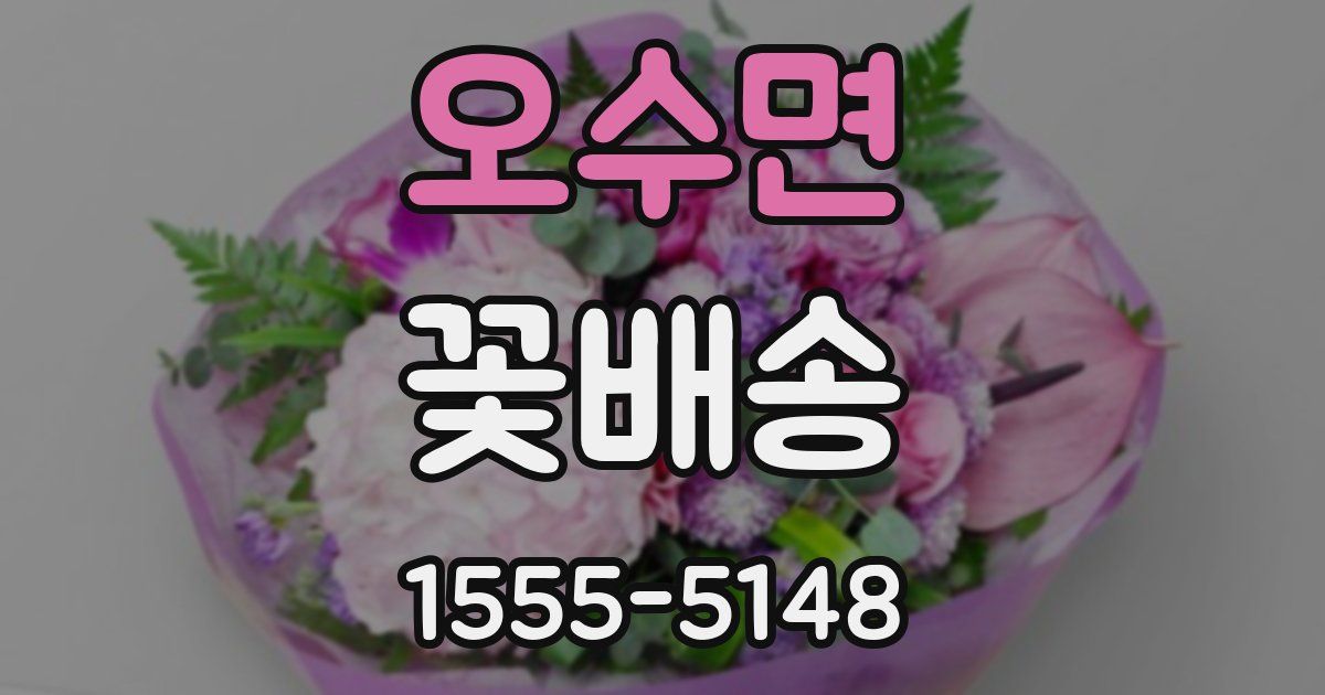 오수면 꽃배송