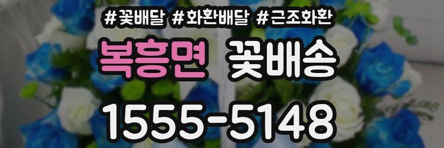 복흥면 꽃배송